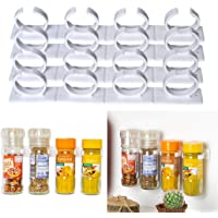 Los mejores  - 4 x 4 Soporte Organizador para Hierbas y Especias- Organizador para 16 latas- contiene latas de especias grandes de 3-3…